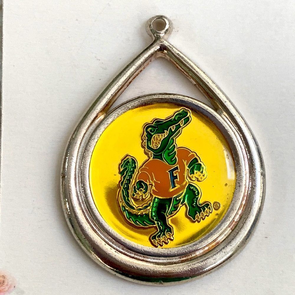 .999 Gator UF Sterling Silver Pendant